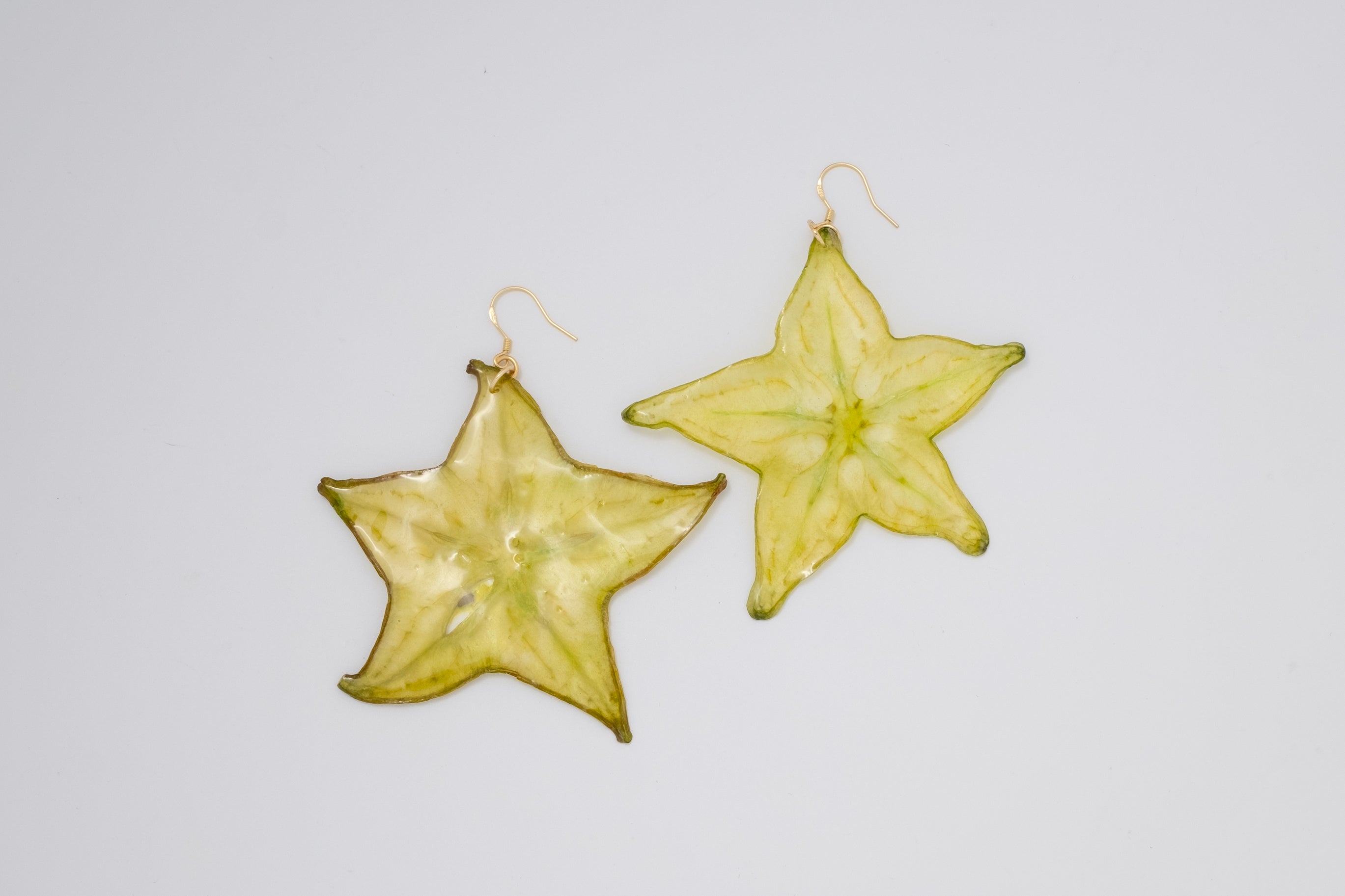 Tropical Star: Bold Starfruit Earrings